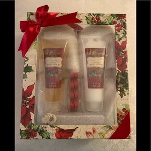 New Foot Care Set with Slippers, foot wash and lotion, pumice stone
